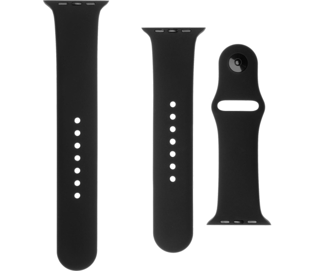 FIXED Silicone Strap Set do Apple Watch black FIXSST-436-BK - 1086868 - zdjęcie 4